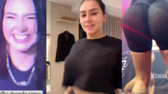 Costa Rican babe Taina Costa gets her pussy railed