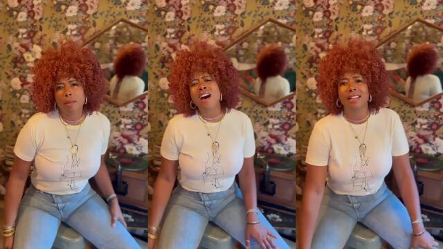Hot Kelis shakes her boobs and shows her pussy in a steamy scene
