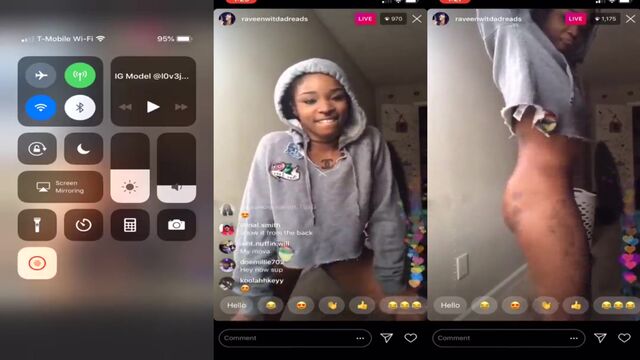 A guy fingered my pussy on Instagram live, it was so hot!