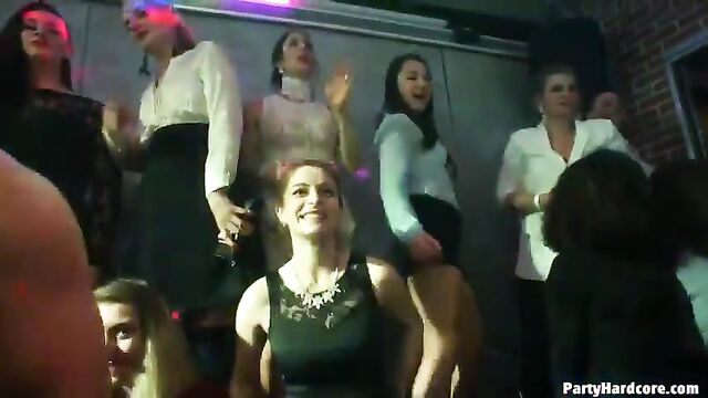 Bunch of wet pussies gets fucked on the party 34