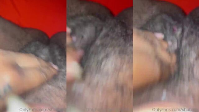 Ebony hottie Ho Shubaka gets her pussy railed