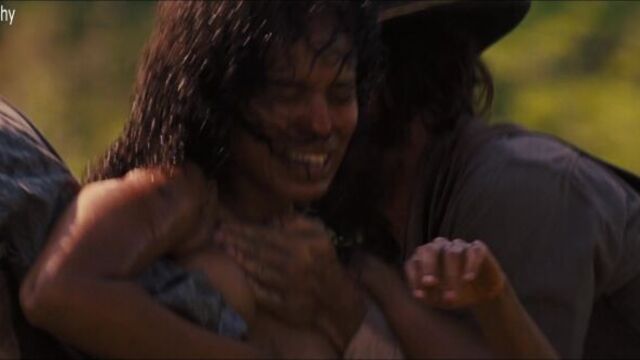 Керри Вашингтон (Kerry Washington) голая в фильме "Джанго освобожденный" (Django Unchained, 2012, Квентин Тарантино) 1080p