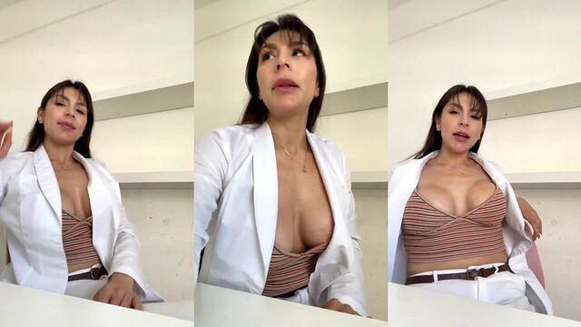 The hot doctor's appointment with a sensual touch