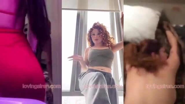 Briggitte Bozzo's big white ass video leak - Huge boobs and more