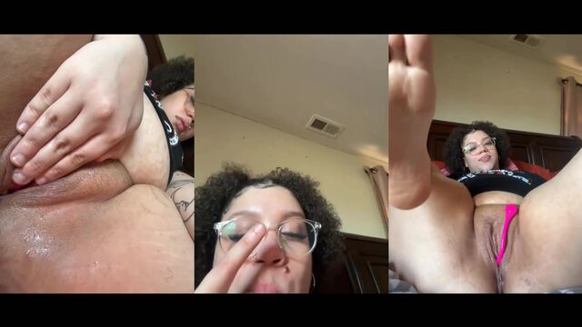The most beautiful Natural girl playing with her pussy on webcam