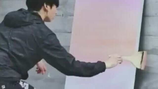 41 seconds of jungkook painting his two masterpieces during in the soop episodes 
