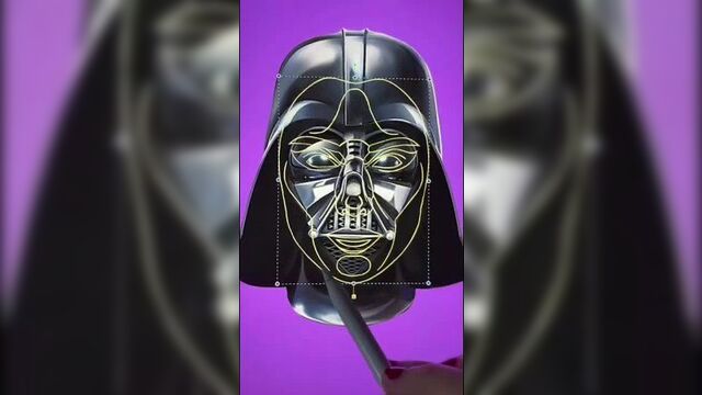[JULIA GISELLA] I tried the ”perfect face“ on DARTH VADER and i can’t stop crying and sobbing
