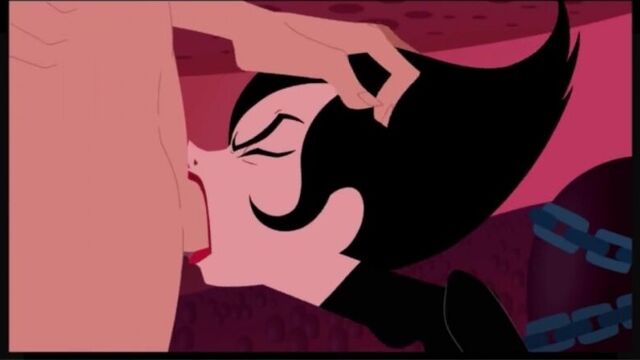 ASHI from Samurai Jack ZONE HENTAI PARODY Deepthroat blowjob loop