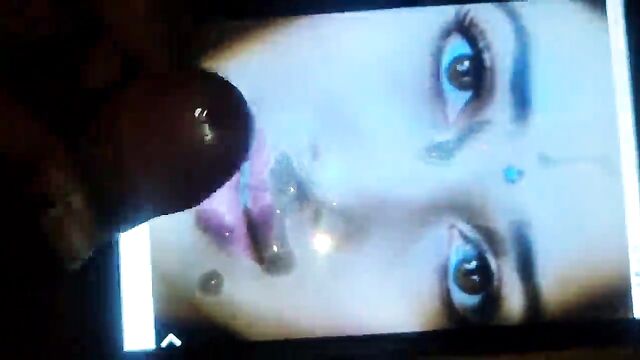 Korean actress Raya Steele gets a cum tribute in this hot video