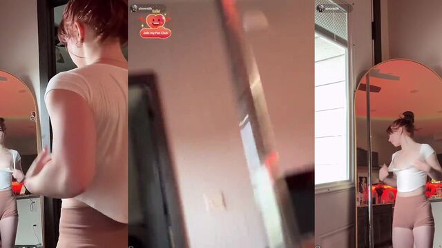 A user has a flash sex show on Tik Tok and removes clothes