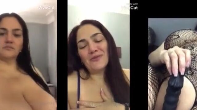 Clara plays with a toy in an intimate way