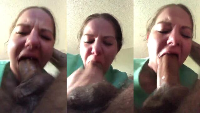 Sloppy face fucking with intense throat play for a hot pie