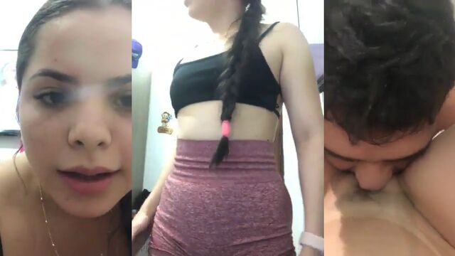 A very tasty novinha making love with her boyfriend