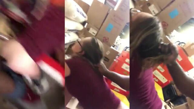 The employees are having fun and fucking without any restrictions