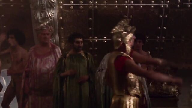 The famous orgy scene from the movie Caligula