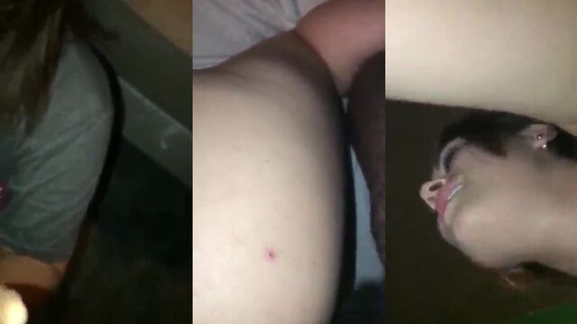 A woman with a big ass is fucking with BBC and her husband