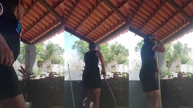 Old granny Dona Teresa gets her pussy railed