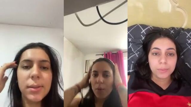 Live novinha shows her Flamengo supporter's pride and more