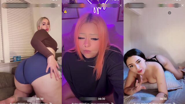 Redhead camgirl gets banned for flashing on TikTok 2026