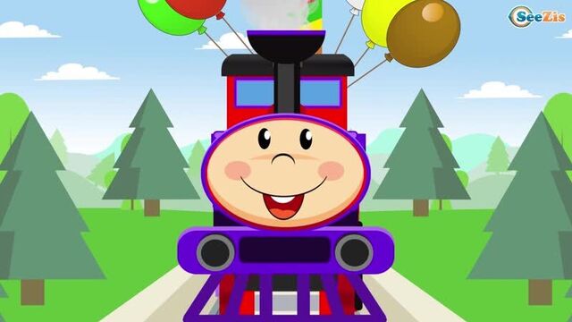 Паровозик Чух-Чух. Развивающий мультфильм для детей. Мультфильм про паровозы