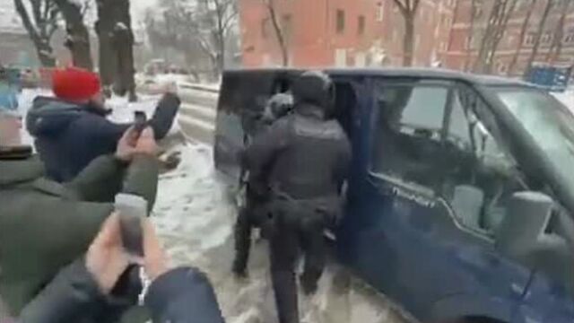 Видео задержания Юлии Навальной