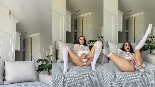 The best solo masturbation with squirt and orgasm sensation