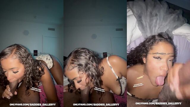 Juicy BBC scene with a thick Lightskin Baddie