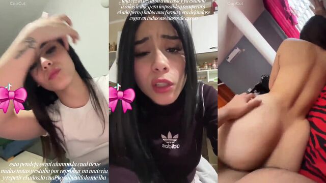 The jovencita alumna gets fucked by her professor