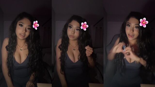 A guy came and cum on the camera during a TikTok live