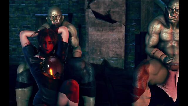 Female knight lost to the strength of a monster ork - Episode 71 preview