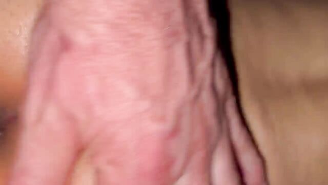 Submissive slut's wet pussy exposed in up-close action