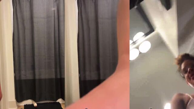 ThePetite shows her pussy and titties on the clapper in a kinky tease