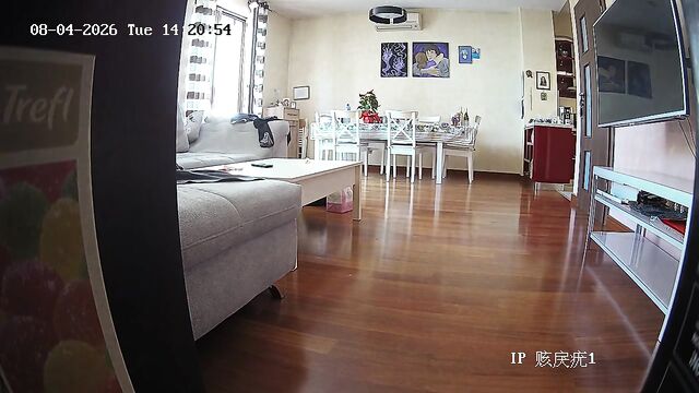 An older woman is stripping and showing her body in part 2