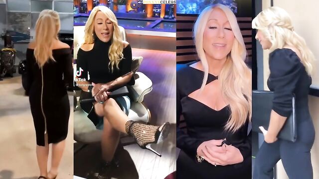 Lori Greiner from QVC and Shark Tank shows off feet