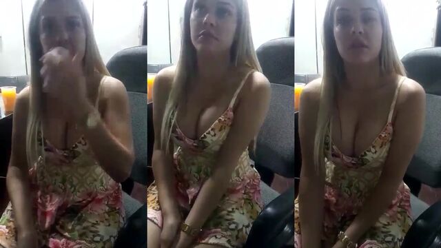 The corniest blonde who loves to show off her holes
