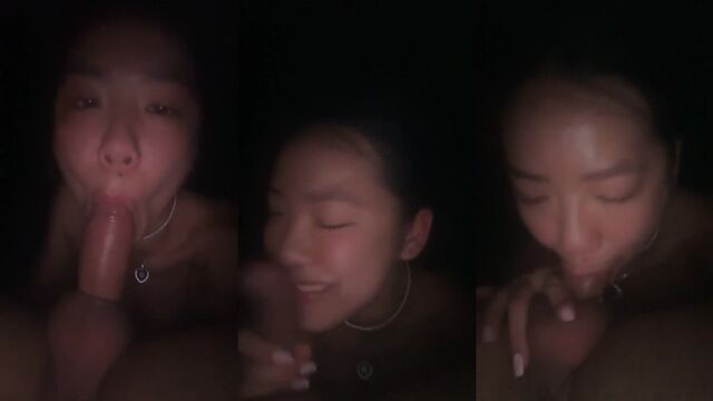 Asian hottie fucked at home and in her car by her BF