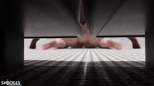 The Domina was visited by an angel in 3D animation