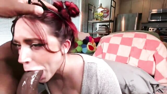 The snowbunny is a hotwife, and in this scene, she's with BBC
