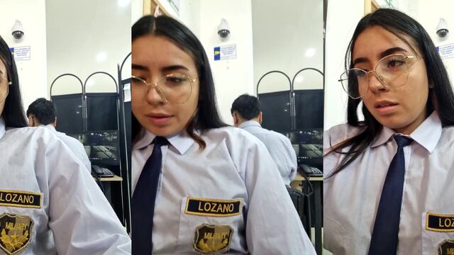Angela05 #2 Security Officer Latina - Hot security officer action