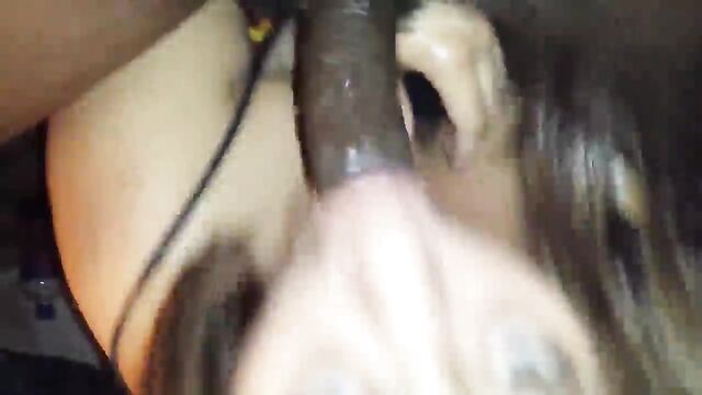 Chubby slut wife gets fucked by BBC after work