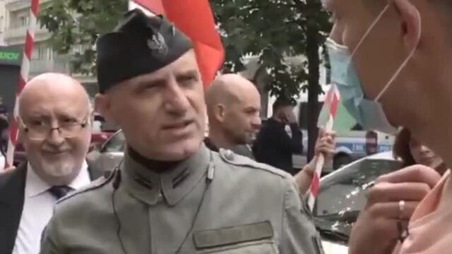 Польские националисты : «Ты знаешь Узраиль?»
