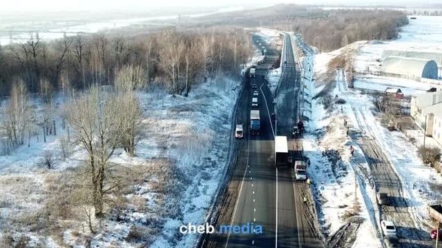 По Сурскому спуску наконец-то запустили движение, трасса М7 в Чувашии