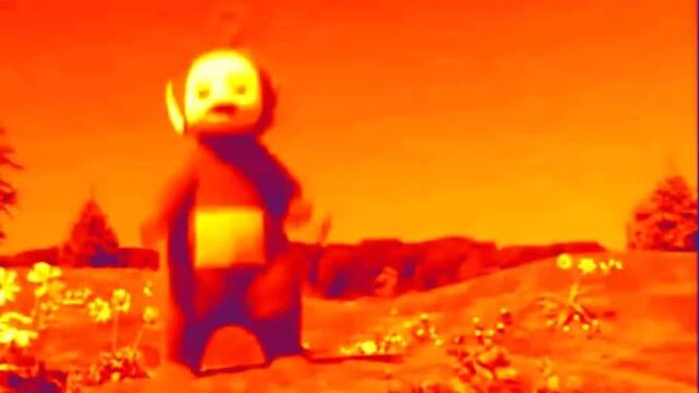 Tinky winky, dipsy, lala, po Teletubbies metal