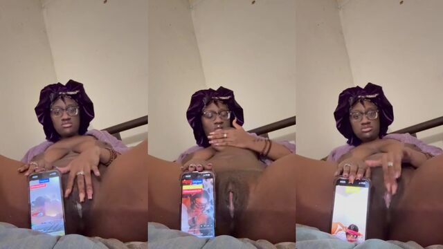 Big titty slut masturbating to my videos