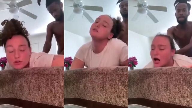 My slut wife gets her pussy eaten by a black hung