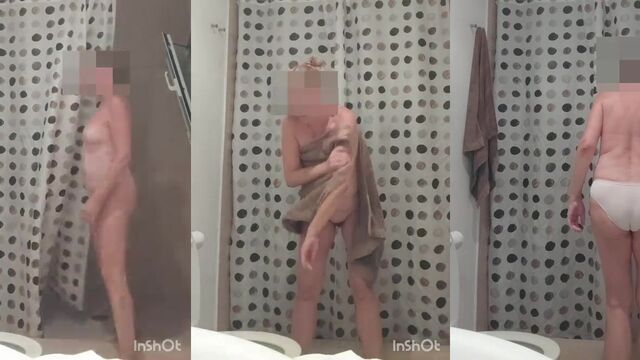 A hot MILF with a fuckable body gets spied on