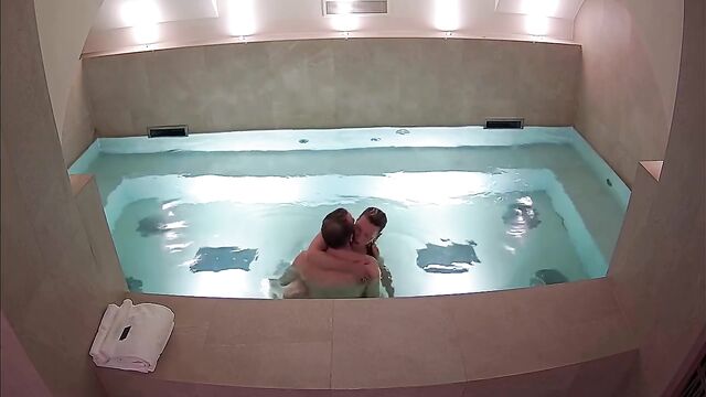 Public sex is the best relaxation method for these couples at spa