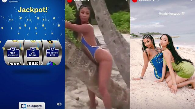 Hot IG model shows her juicy ass in a steamy compilation