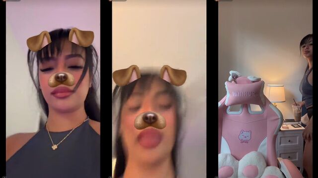 TikTok Latina side boob and ass action with 1nn3rk1ll