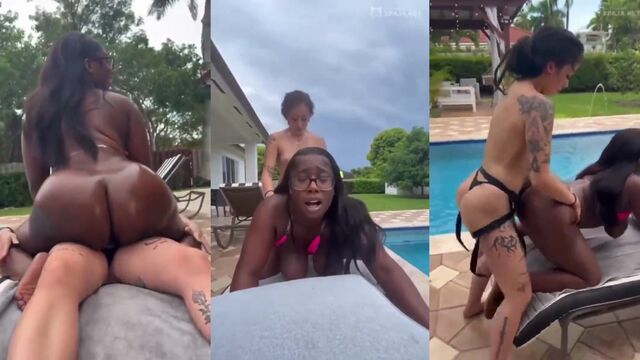 Besties have a fun time with a male friend who has a big dick